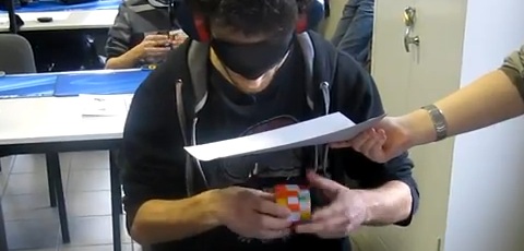 Rubik's Cube Blindfolded World Record