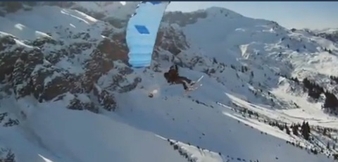 Breathtaking Skiing Stunt